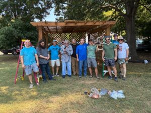 The joy of Sukkot begins as we come together to build and decorate our community sukkah—children add handmade touches while adults help bring the structure to life. Throughout the week, we gather in the sukkah to shake the lulav and etrog, share meals, and enjoy the beauty of nature, tradition, and togetherness.